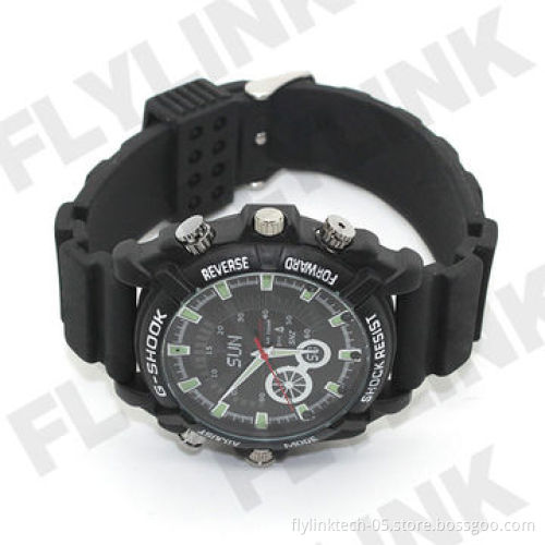 Covert HD Watch Camera, 4GB Internal Memory, AVI Video File Format, 1920*1080P